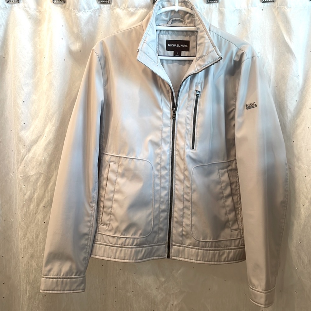 Michael Kors jacket size small light gray color